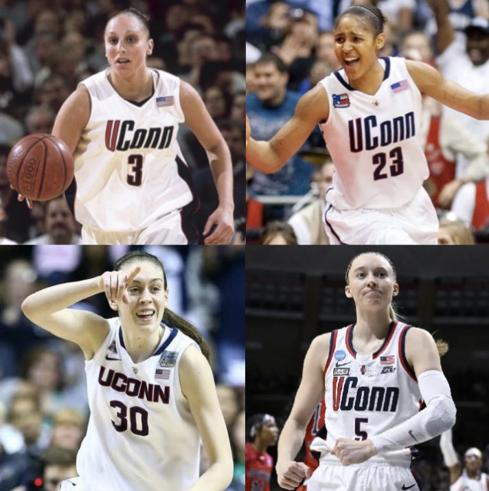 And if I said these 4 are my UConn Women’s Mount Rushmore…