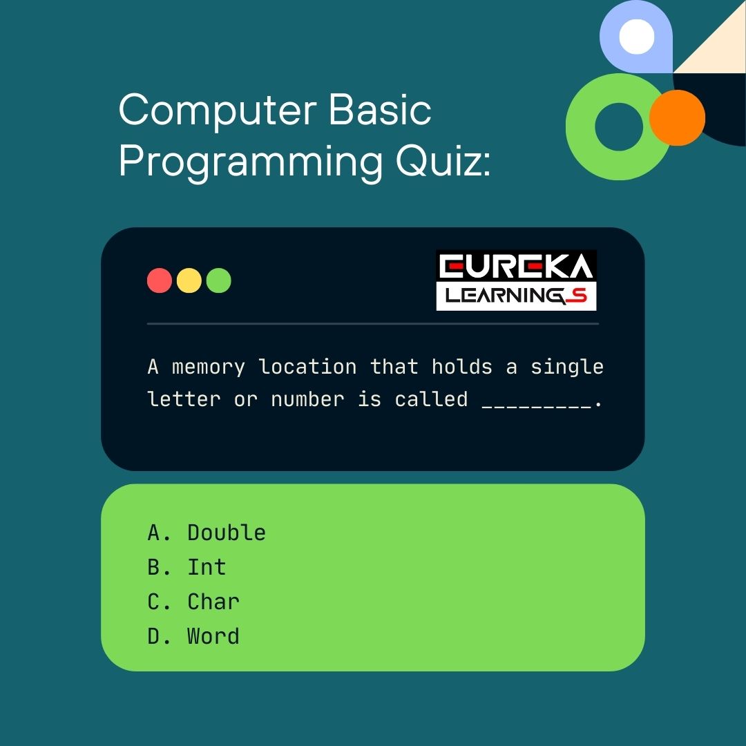 ELS_India's tweet image. Learning with Eureka isn’t just about books — it’s fun, engaging, and full of surprises!
Join our IT &amp;amp; Programming courses to turn basic knowledge into real-world expertise. 📈🔥

📞 Call: 7381110003
🌐 Visit: eurekalearnings.in 

#TechQuiz #EurekaLearning #ProgrammingBasic