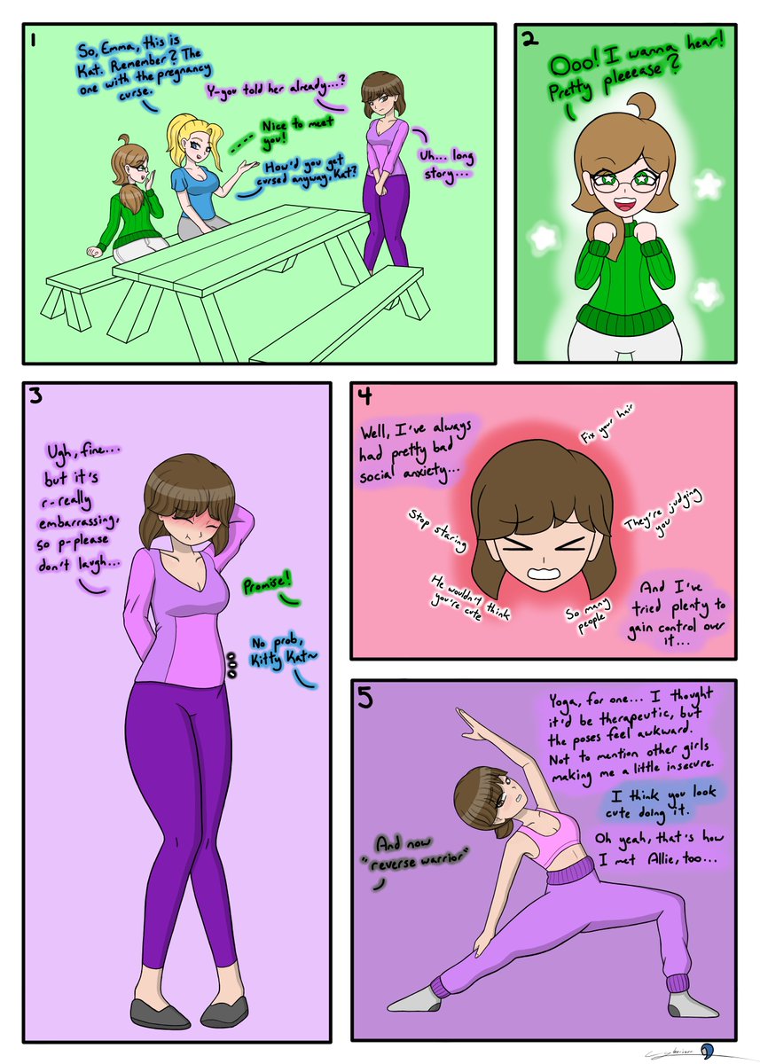 Cyberiorrr's tweet photo. First part of the comic at last! Side note: das a really good bench :0
#pregnancy #pregnant #bigbelly #comic #bellyexpansion #expansioncomic #pregnantbelly https://t.co/d8xgg1Bde5