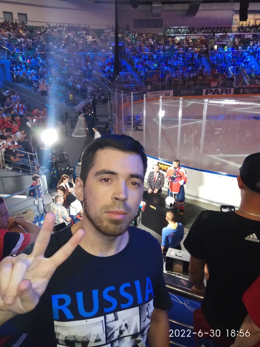 Not live in the US, so that was been glad to see Ovi (Ovechkin) in my city (30th june 2022, Krasnoyarsk). At that moment he was been only on third place on the NHL's all-time goals list.  Now he #Gr8ness