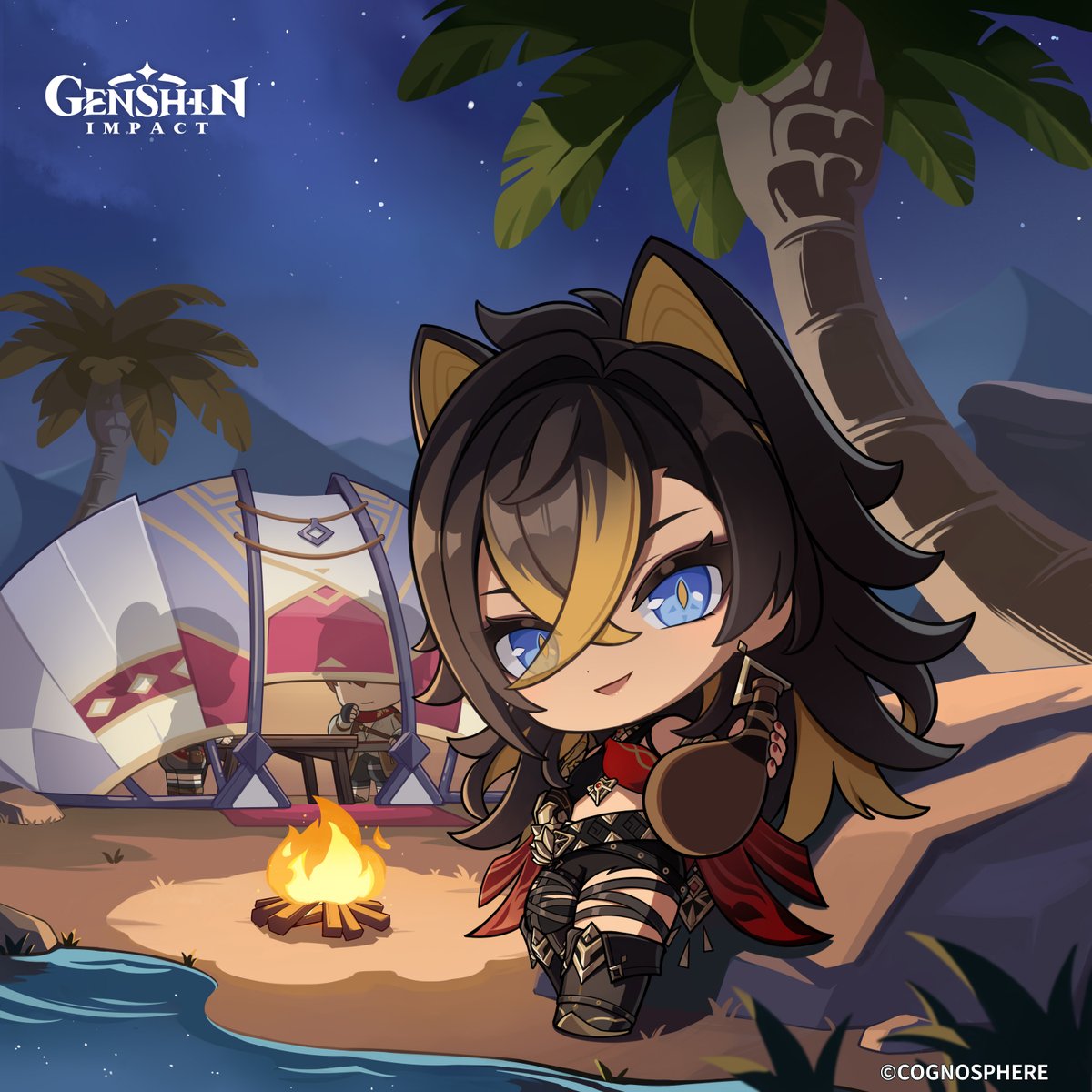 Happy Birthday, Dehya!

"Thirsty? Here, have some of this. Don't worry, it's only water! Once we get to the city, we'll eat and drink to our hearts' content!"

#GenshinImpact #Dehya