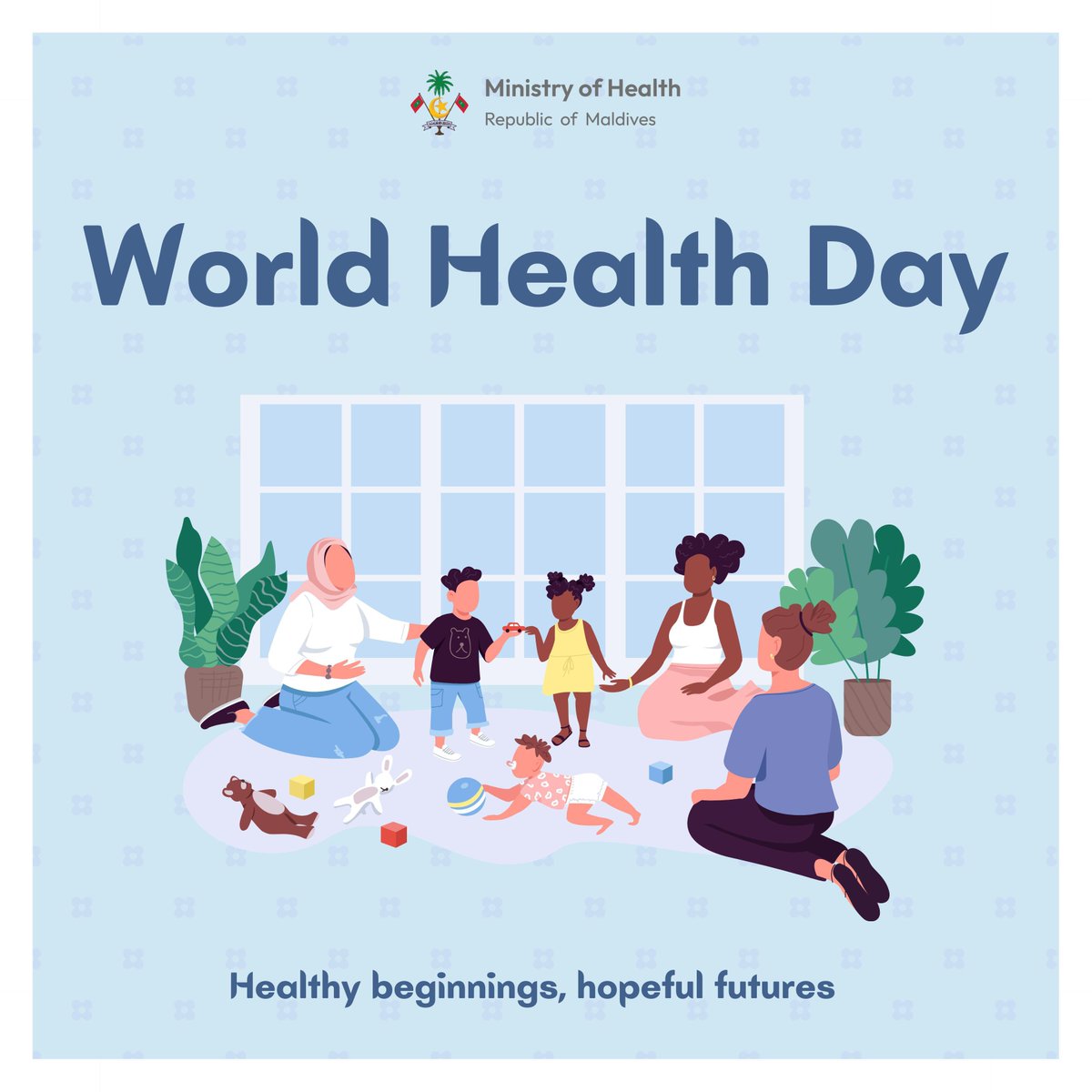 Ministry of Health (@mohmv) on Twitter photo #WorldHealthDay2025 “Healthy beginnings,hopeful futures”encourages to ramp up efforts to end preventable maternal and newborn deaths, and to prioritize women’s longer-term health and well-being.
#HopefulFutures 
#HealthForAll #WorldHealthDay2025 “Healthy beginnings,hopeful futures”encourages to ramp up efforts to end preventable maternal and newborn deaths, and to prioritize women’s longer-term health and well-being.
#HopefulFutures 
#HealthForAll