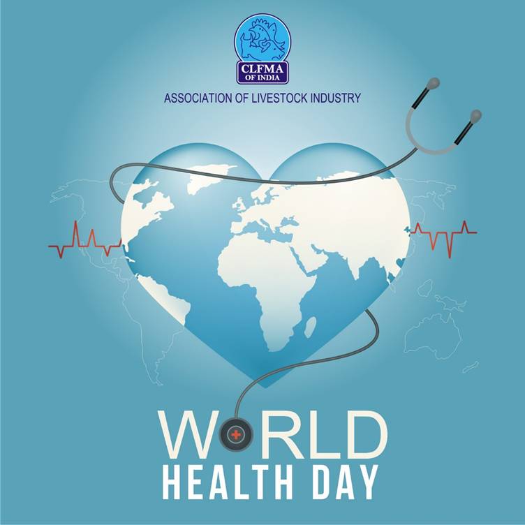 #Health is the Foundation of Happiness !!!
Wishing you a Healthy and Joyful Life Today and Always.

Happy International Health Day.

#Clfma #ClfmaofIndia #WorldHealthDay #Livestock #LivestockIndia #Poultry #Dairy #Aqua #AnimalFeeds