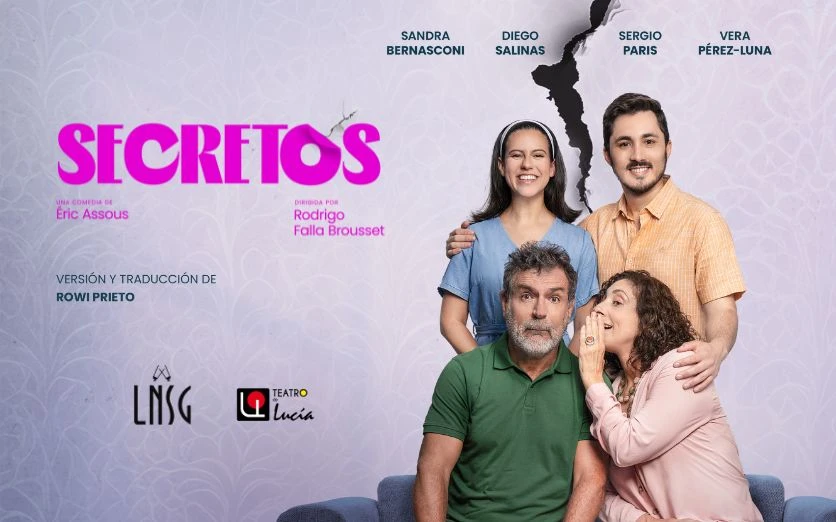 Muy divertida 'Secretos' en el <a href="/TeatrodeLucia/">Teatro de Lucia</a>: confesiones entre parejas que, tarde o temprano, salen a la luz. Guion inteligente, estupenda dirección (Rodrigo Falla Brousset) y magníficas actuaciones (<a href="/sandrabernascon/">Sandra Bernasconi</a>, Sergio Paris, Diego Salinas y Vera Pérez-Luna)