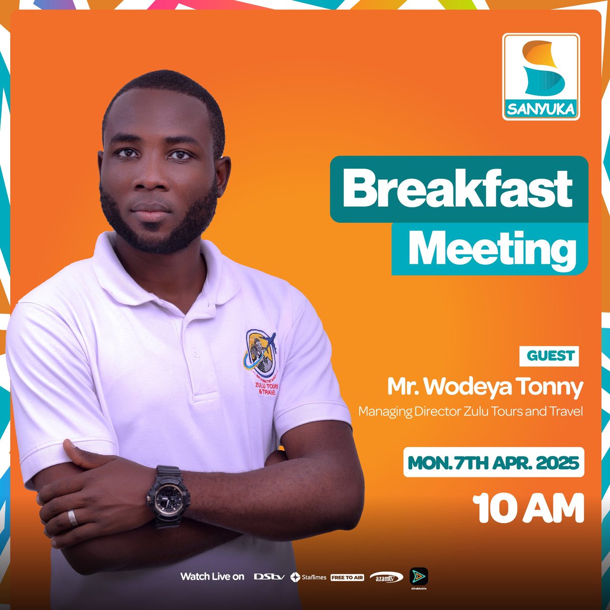 WodeyaT's tweet photo. For all your Travel Questions. I Will be live on @sanyukatv. Expolore the World with @ZuluTours26228.
See you there. https://t.co/te4psPDARa