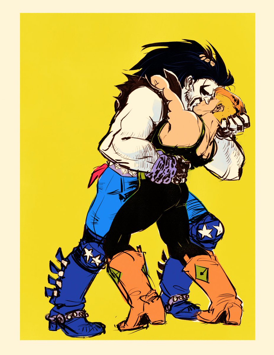 BoxerDandy's tweet photo. This just in! Space Losers take kissing breaks between punching each other and setting fire to every bridge across the universe

#GuyLobo #guygardner #Lobo https://t.co/epumXhdU0h