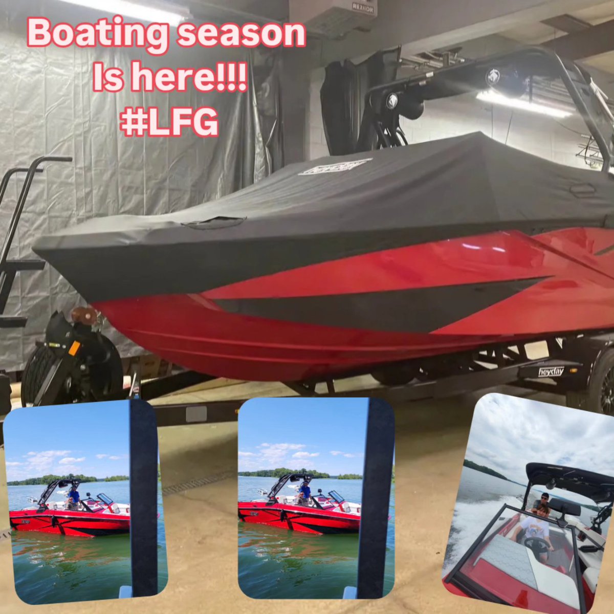 dr_phil_truckn's tweet image. She&apos;s unwrapped, cleaned up, and ready to hit the water for some #lakelife time!

#WorkLifeBalance #laketherapy 
#LFG  #whoswithme