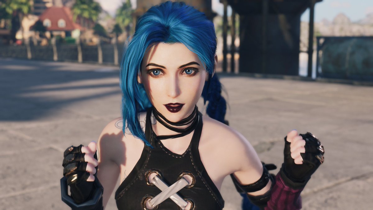 VxSapphire's tweet image. Jinx Aerith done, Ekko Cloud and Vi Tifa next =). Will upload them together.