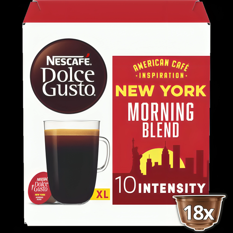 javakidz24's tweet image. Nescafé has officially discontinued its Dolce Gusto New York Morning Blend coffee pods — fans are devastated. Once hailed as the &quot;best flavour,&quot; it’s gone due to low popularity. Another cult classic bites the dust.  #CoffeeNews #JavaKidz #Nescafe #CoffeeLovers