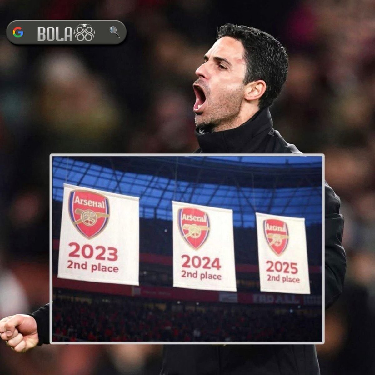 Arsenal telah memenangkan treble! 👏🏻👏🏻👏🏻

Perkalian Odds Tinggi 🚀 klikasd.com/Pusat-WDCash