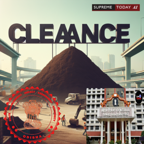 SupremeTodayAI's tweet image. Kerala High Court: Environmental Clearance Mandatory for Quarrying Earth Even for NHAI Projects, Clarification Limited to NHAI Work Orders...

supremetoday.ai/doc/news/IND_K…

#EnvironmentalLaw #MiningRegulations #KeralaHighCourt #KeralaHighCourt