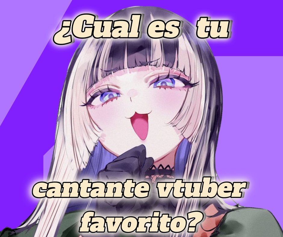 SCliperos's tweet photo. Todos conocemos a un/a cantante con una voz de oro, cuéntanos cual es ese vtuber que tu consideras un gran cantante! 

Créditos a: @/o8q https://t.co/1VUUiB72pr