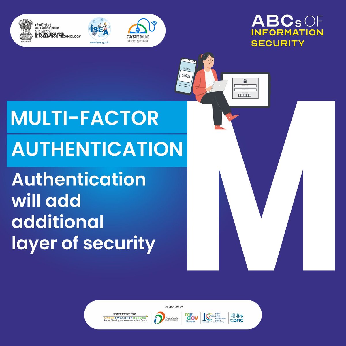 SSOIndia's tweet image. 🔐 Add an extra shield with Multi-Factor Authentication! 💡

#MultiFactorAuthentication #MFA #CyberSecurity #2FA #StaySafeOnline #OnlineSecurity #DigitalSafety #InfoSec #DataProtection #SecureLogin #AccountSecurity #CyberAware #SafeOnline #CyberTip #SecureYourself…