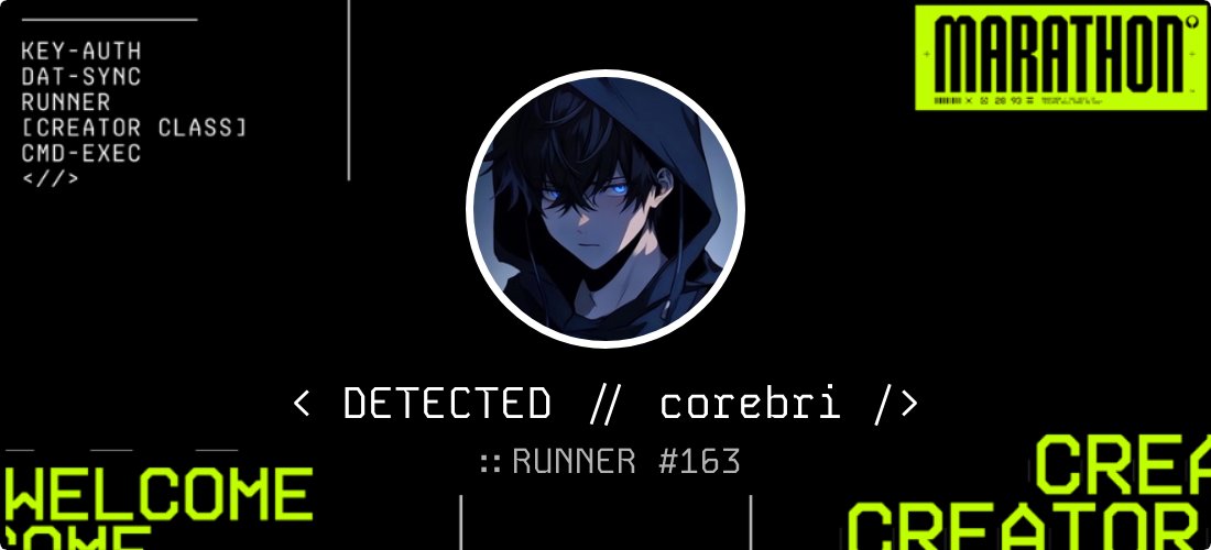 Time to go wild. #MarathonCreator