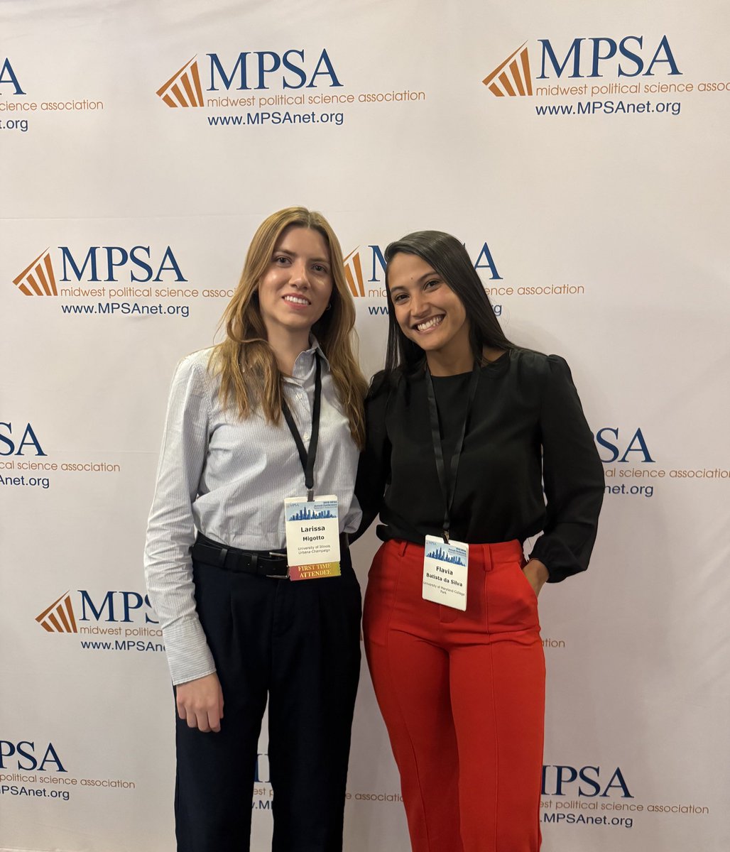 That’s a #MPSA2025 wrap!!! After two presentations and amazing feedback on my dissertation work, plus reconnecting with familiar faces, meeting new people, and lots of networking, MPSA comes to an end. See you all in Vancouver!