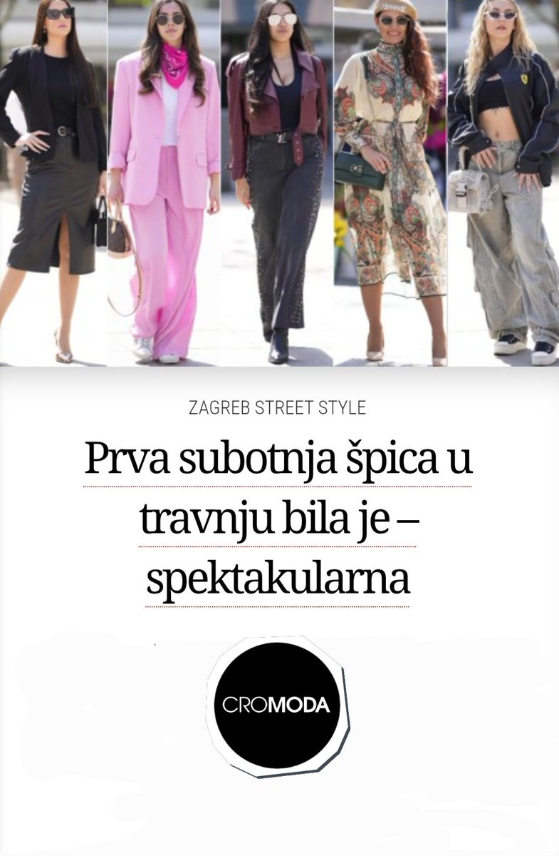 Travanj u Zagrebu ☀️ cromoda.com/prva-subotnja-…