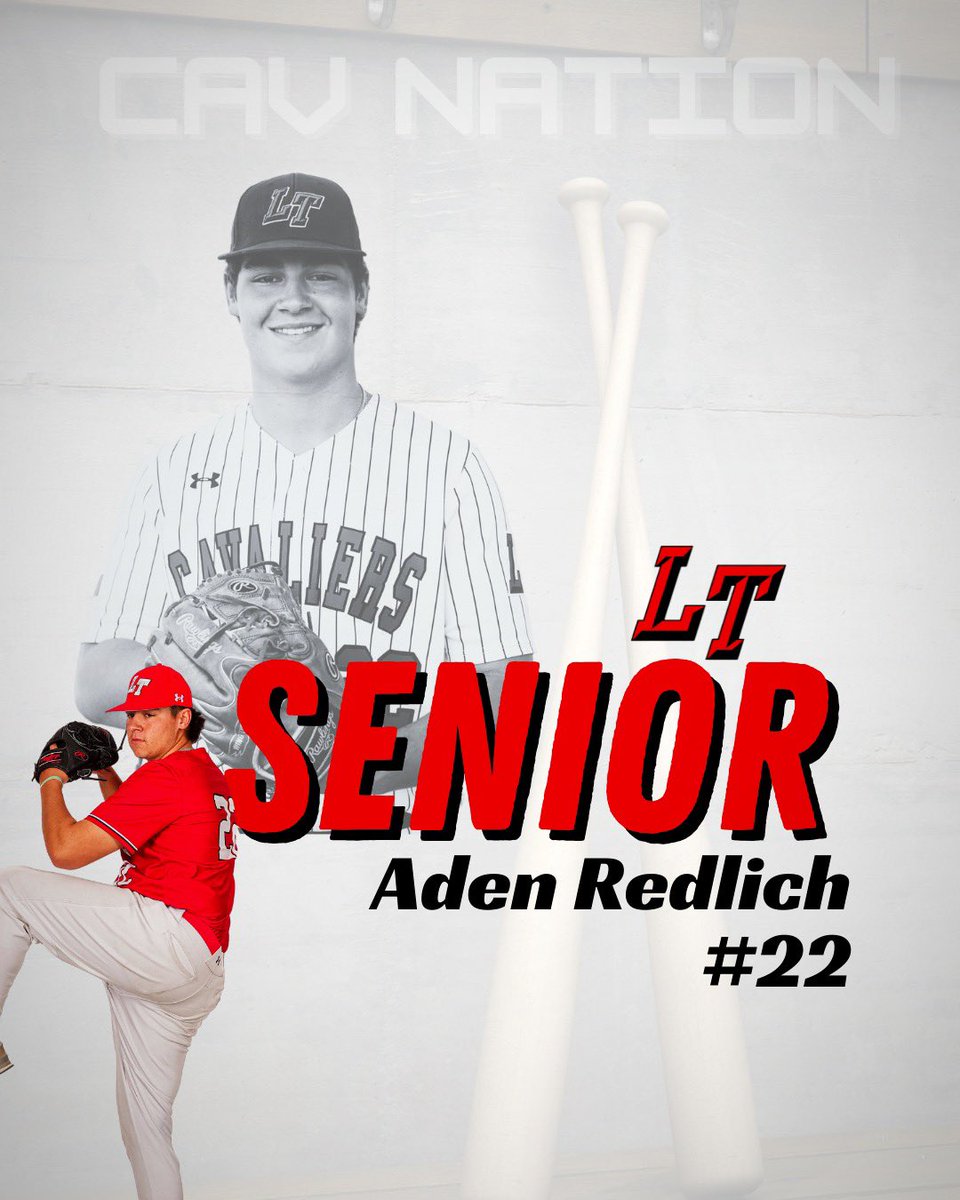 LTCavBaseball's tweet photo. 🎓 Senior Spotlight 🎓
Aden Redlich #22, Pitcher https://t.co/fwCyuC8dJx