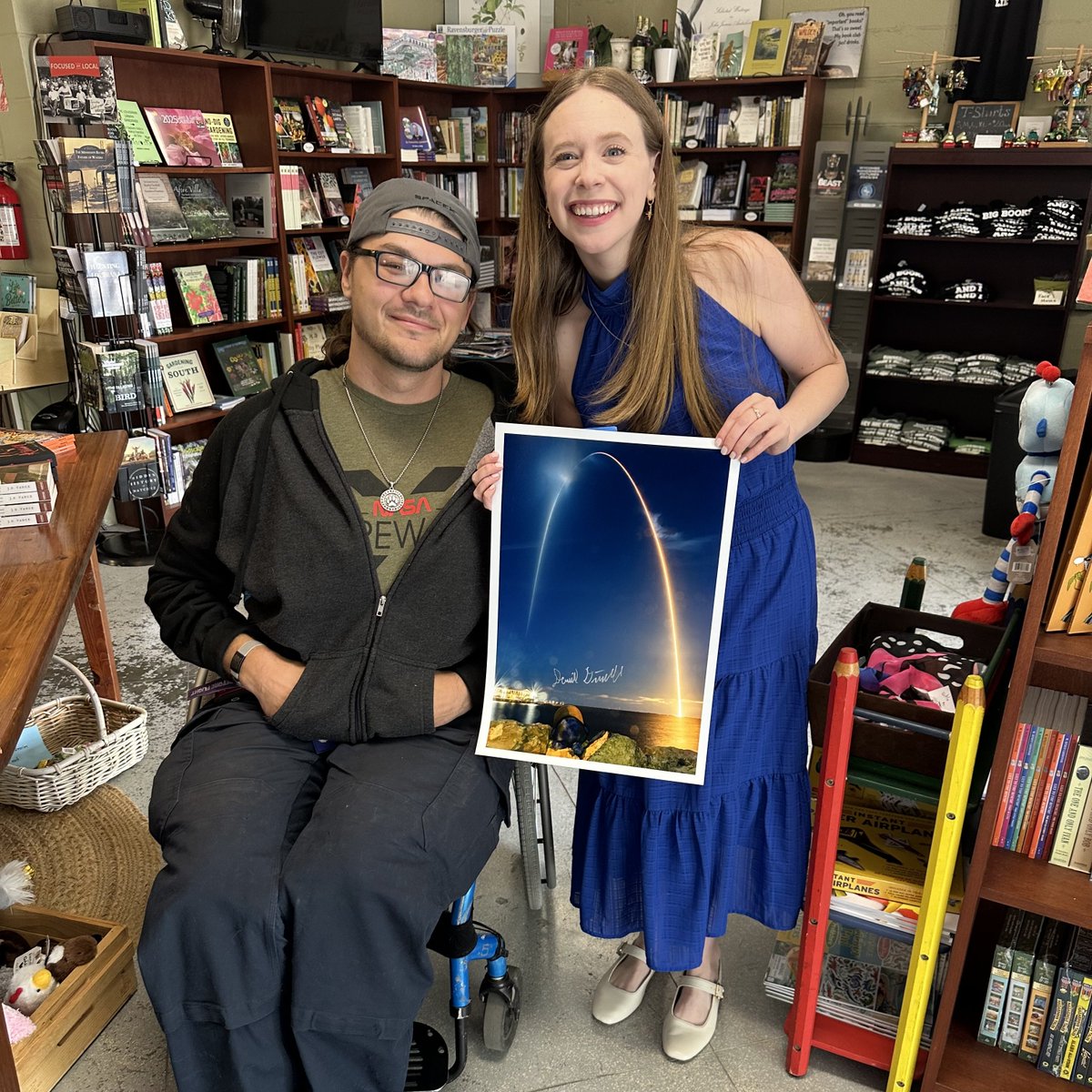 It's not everyday that an someone asks you to sign your own work for them. Nevermind if that person has been to space. 😳

Thank you for the opportunity and honor <a href="/ArceneauxHayley/">Hayley Arceneaux</a>!