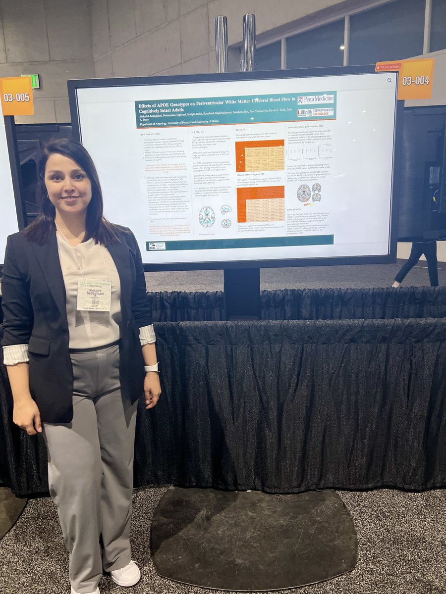 #AAN2025 Day 2! Poster presentation ✅