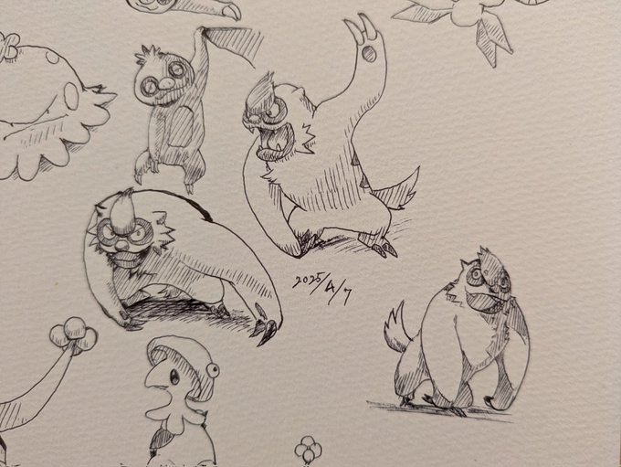 ヤルキモノ 進化して力が漲ってますね 昇進や給料アップでもされたのでしょうか きっともう一段階進化したらもっとやる気が漲るんでしょうね カキカキ。 