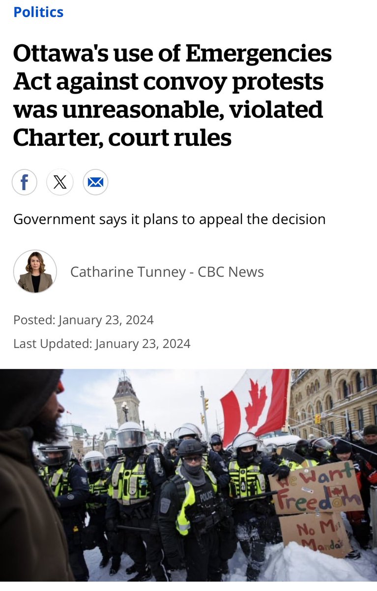 TWilsonOttawa's tweet image. What did the courts say about your government’s use of the EA? Let’s hold Liberals who supported using it accountable. #VoteConservative 🇨🇦