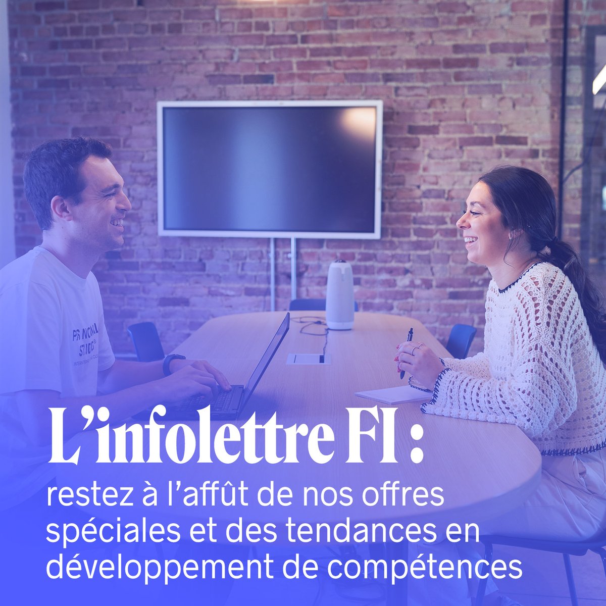📬 Restez à l’affût des dernières tendances
Inscrivez-vous à l’infolettre Formations Infopresse pour recevoir :
Des conseils d’expert·es
Les nouvelles formations
Du contenu personnalisé selon vos champs d’expertise

👉 Abonnez-vous ici : infopresse.com/infolettre-for…