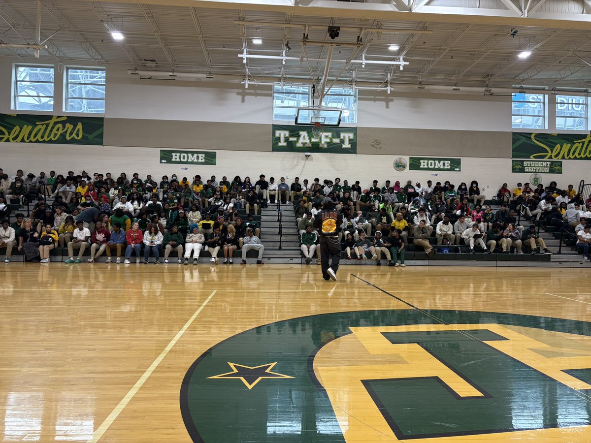 This past Friday, we hosted a school wide  assembly to get our students excited about their upcoming State Assessments. Thank you to <a href="/ImBlaCkOWned/">BlaCk OWned</a> for coming through and speaking to our students! Much appreciated 💚💛