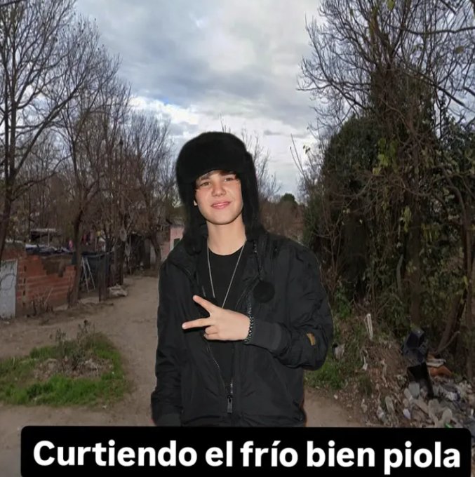 Tranqui curtiendo el frío