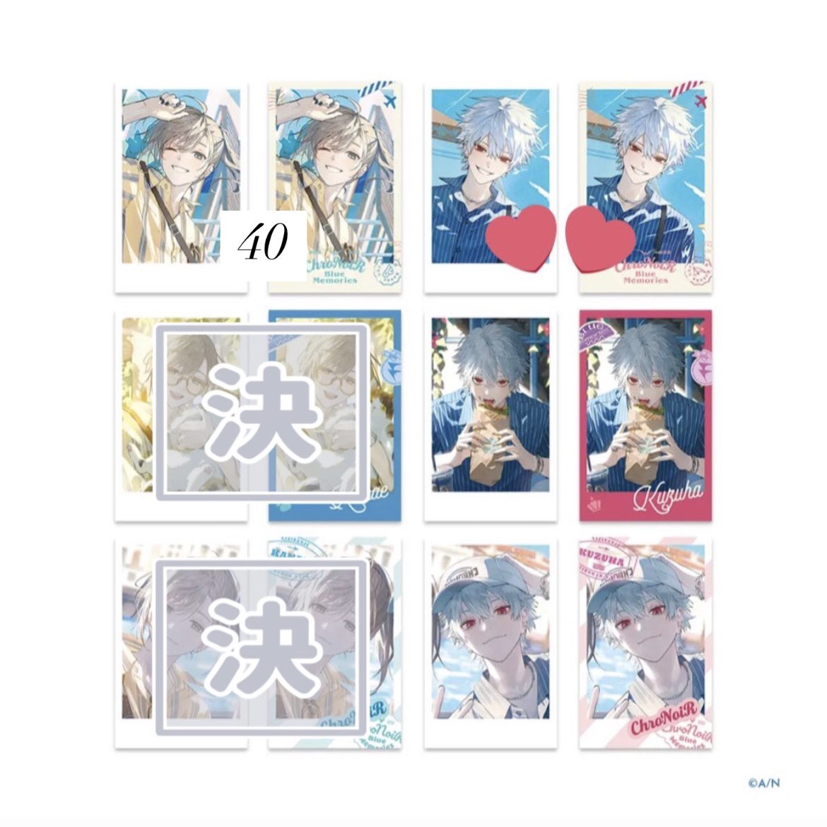 2_wabw's tweet photo. 【交換.買取】にじさんじ ChroNoiR Blue Memories ランダムオーロラ缶バッジ ランダムチェキ風カード

(譲)無印、定価+送料

(求)💕

OSにてチェキ400点、缶バッジ80点購入予定
求は買取もしております
郵送のみ https://t.co/EgagZSPJvh