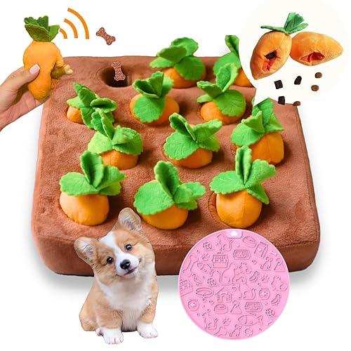 I just received CECE PAW Dog Enrichment Puzzle, Interactive Squeaky Carrot Farm Snuffle Mat for Mental Stimulation and Puppy Brain Training, Small, Medium and Large Dogs  from Does This Count As Attention via Throne. Thank you! throne.com/versachiko #Wishlist #Throne