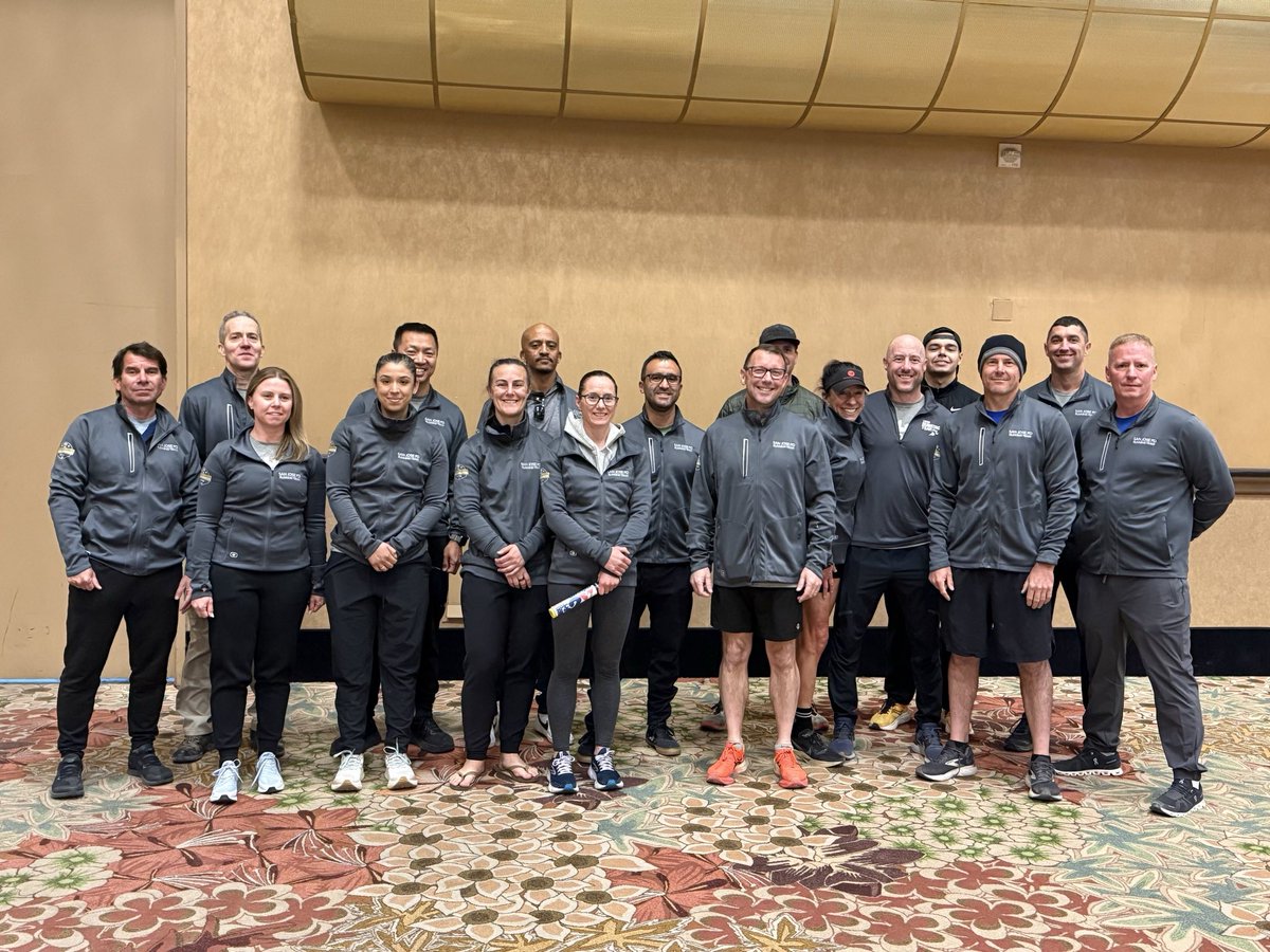 SJPD_AC_Shab's tweet photo. Our Baker to Vegas team placed 6th in the mixed category—an accomplishment we’re proud of. But the real highlight was the teamwork and camaraderie, not just from our 20 runners, but from the army of support behind them—officers, family, and friends who made it all possible. #B2V #TeamSJPD #OneTeamOneFamily