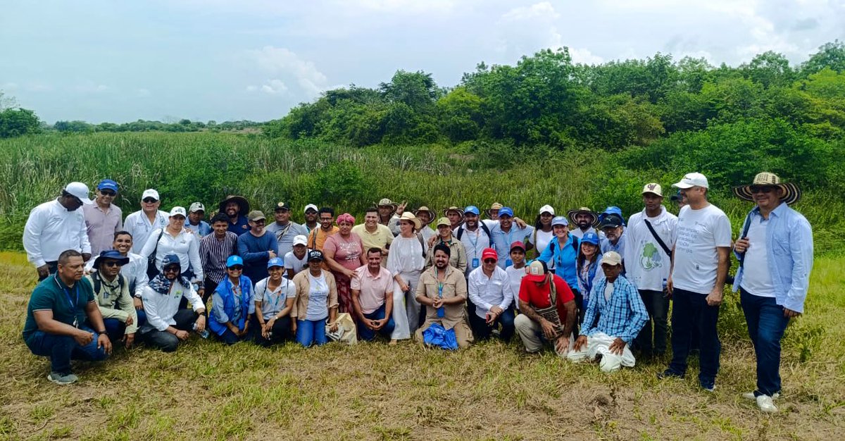 JimenaPuyana's tweet image. En zona rural de Ayapel nos reunimos con los liderazgos comunitarios e institucionales de la red de restauración de La Mojana conformada por + de 80 organizaciones que despliegan capacidades en 330 comunidades.Afianzamos nuestra alianza, pensamos en el
futuro y compartimos ideas