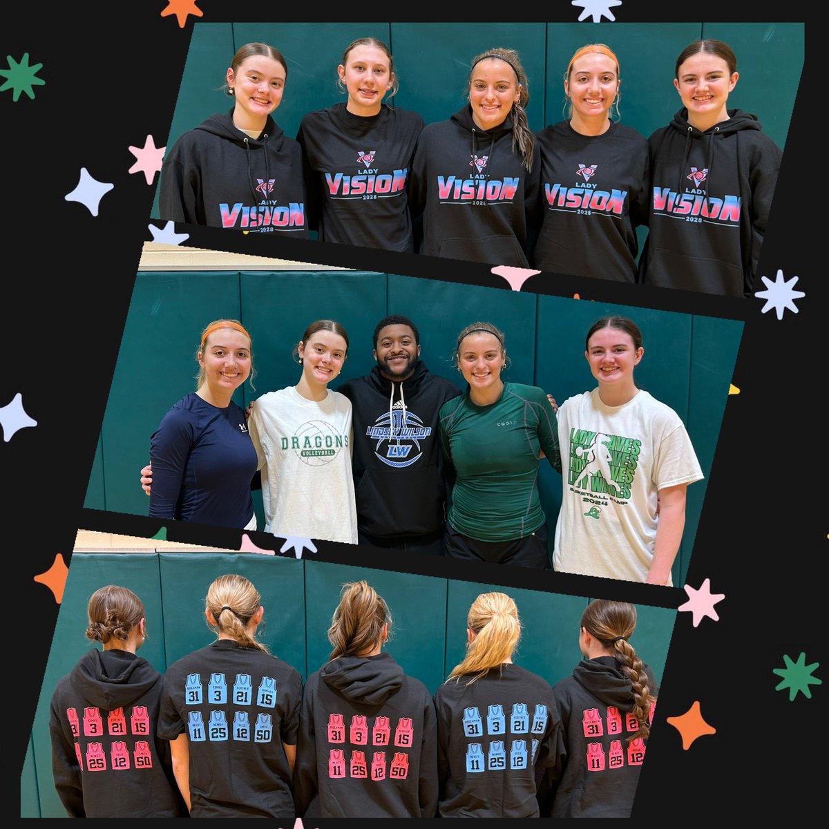 With some of our extra money, every player received these sharp tshirt/hoodies at no cost 🙂 

We had a great practice &amp; workout today!! Had some miss due to the flooding, but grateful for the extras we had come in!! College talent including 1 already committed to play next year!