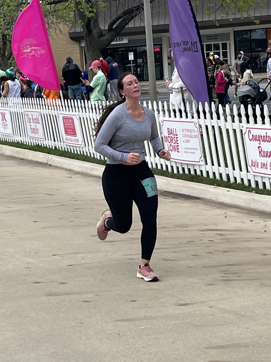 Ran the10K with my oldest daughter  @tristamaethomason at the  42nd annual Redbud Classic in OKC this afternoon. Have run this race for years and can’t ever remember snow the day of this event. A cool north wind but overall a pleasant day. #FamilyFirst