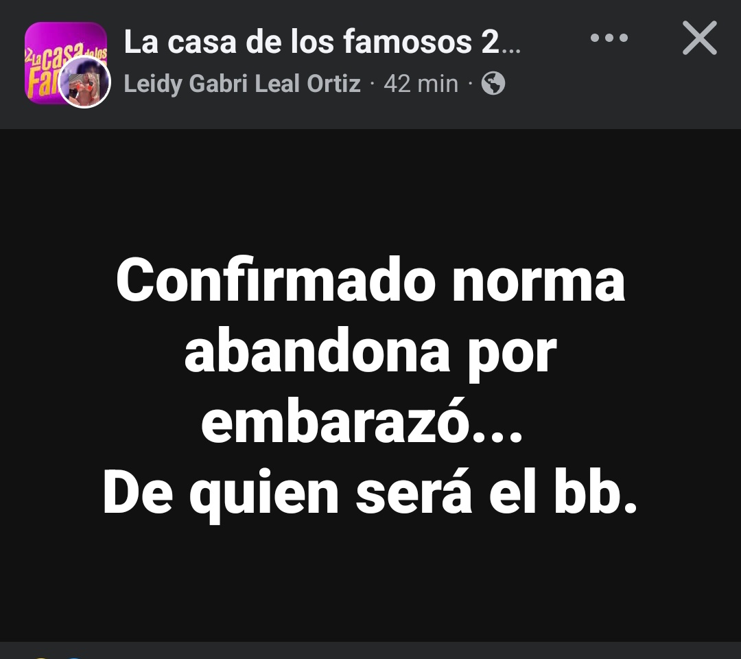 Yo pensaba que aquí eran terribles, pero en Facebook son una porquería 🤣🤣

#LaCasaDeLosFamososCol
#LaCasaDeLosFamososCol2