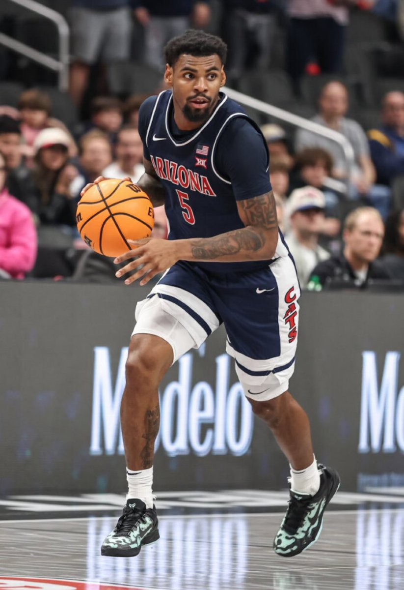 NEWS: Arizona transfer KJ Lewis has committed to Georgetown, sources told ESPN. One of the best two-way guards in the portal. Averaged 10.8 points, 4.6 rebounds and 2.9 assists.