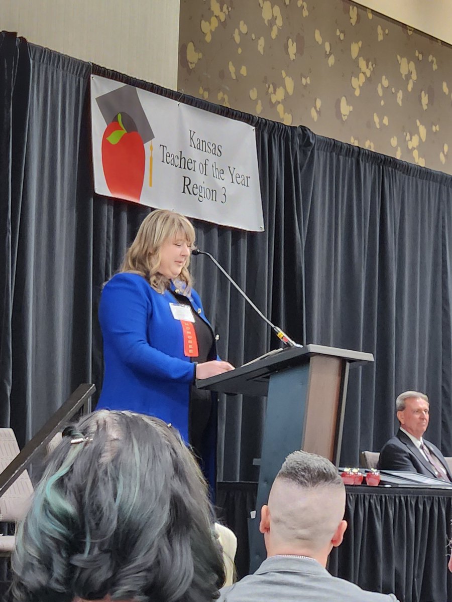 Kansas Region 3 Elementary Finalist is our very own Rachel Marlow, Elementary Music Teacher, from Central Elementary School in Olathe! Very proud moment for an amazing educator! #opsmaketodaycount,  <a href="/olatheschools/">Olathe Public Schools</a>, <a href="/CE_Cougars/">Central Elementary</a>, <a href="/DrLizHarrison/">Liz Harrison</a>, <a href="/YeagerBrent/">Dr. Brent Yeager</a>