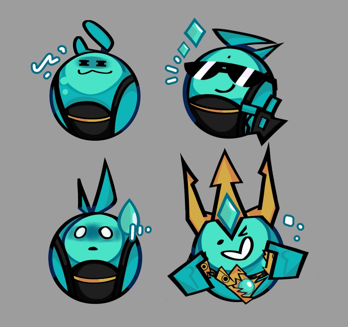 Emotes i made for a server