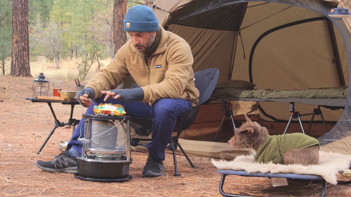 Camping and outdoor cooking with my dog Roxy 
youtube.com/sbwildernessad…

#youtube #camping #campingwithdog #wildcamping #adventure #tent #campingvibes #outdoors #campingtime #acampamento #acampar #woods #overnight #κατασκήνωση #outdoors #naturehike #hottent #wintercamping