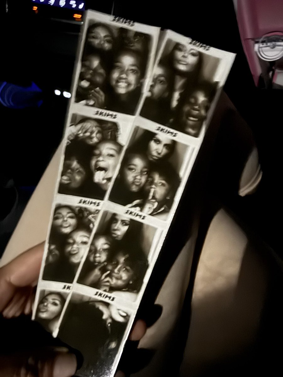 KimKardashian's tweet image. family night at Skims Mel's Drive In