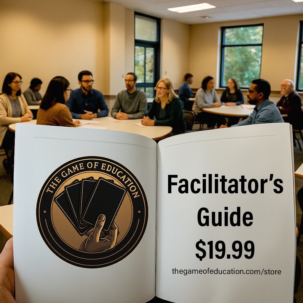 Leading a PD session?

The Game of Education Facilitator’s Guide was made for you.
For just $19.99, you’ll have:
✔️ Clear step-by-step facilitation support
✔️ Built-in reflection strategies
&amp;  So much more

Get yours today: thegameofeducation.com/store