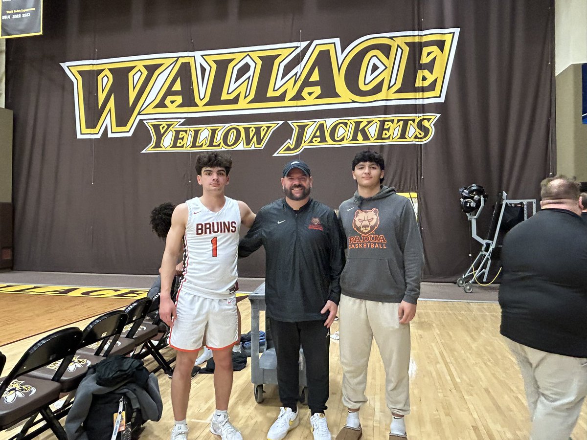 Tonight 2 of the best to ever wear a Padua jersey, Gio Roman &amp; Riley Cervenka, played their last game as Bruins in the GCBCA All Star Game. We wish them all the best as they continue there basketball careers in college! 🫡 #TheBrotherhood