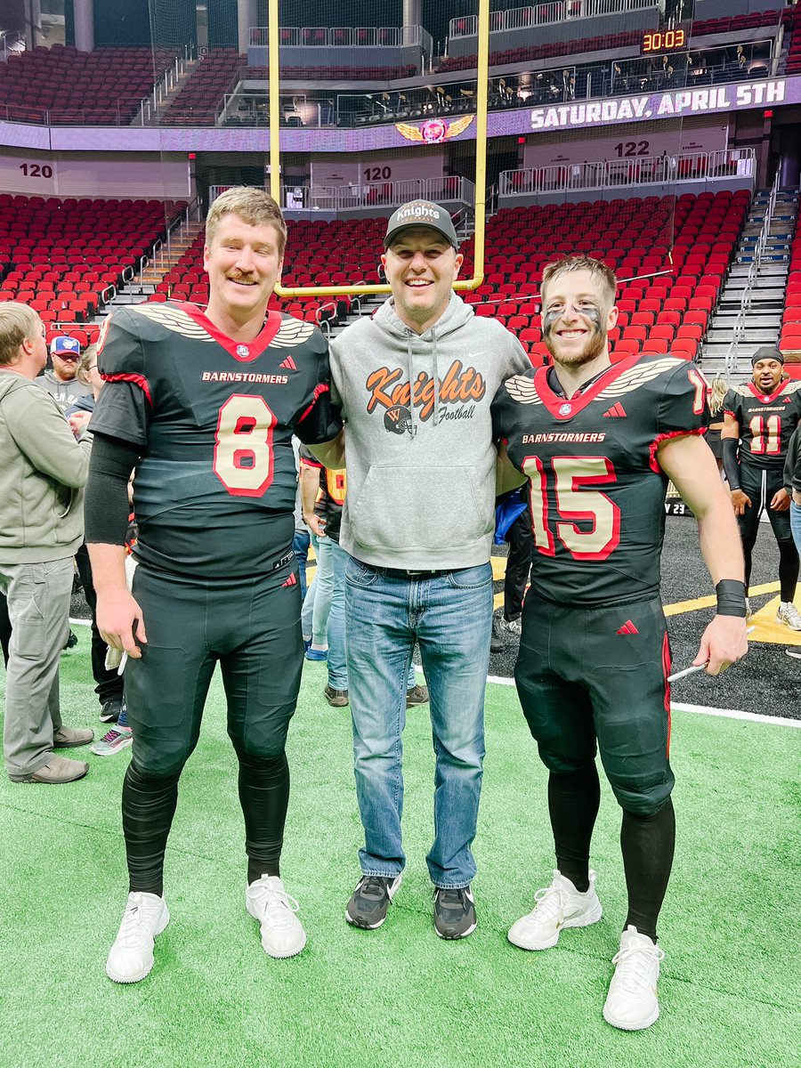 The Wartburg family showed up in full force Saturday to support Turbo and Nile in Barnstormers home opener. #Brotherhood