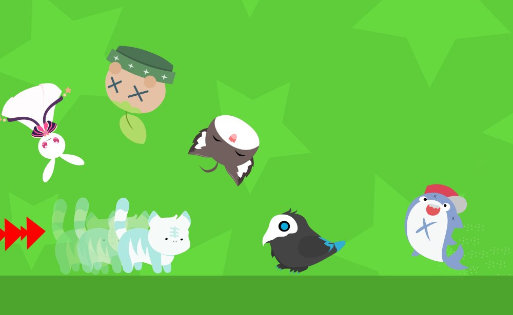 LastMiau's tweet image. Proyecto N°4: Elige a un personaje y corre a toda velocidad derrotando a todos en el camino!!! 

#lastcode #gamedev #gamedevelopment