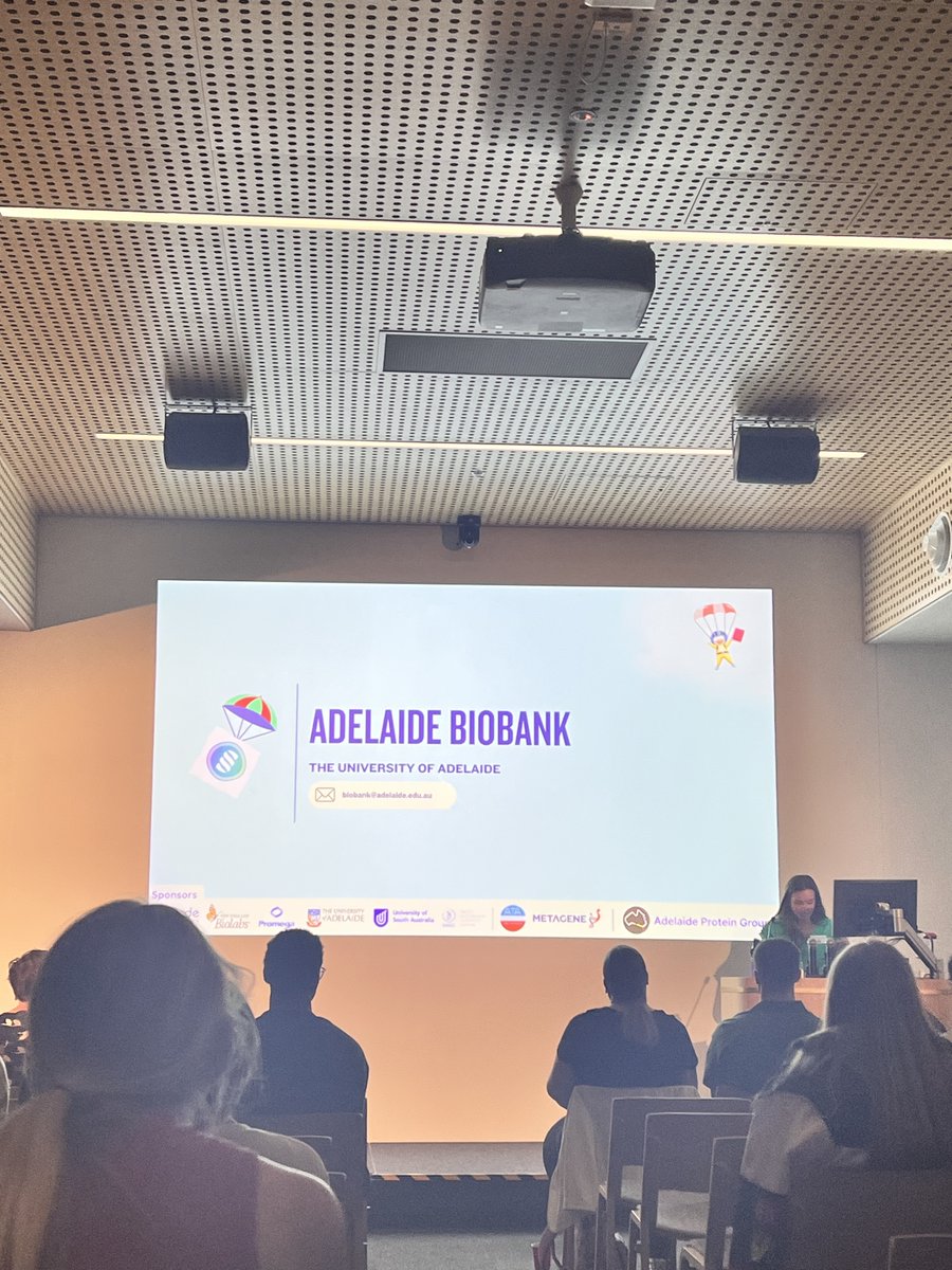 AdelaideProtein's tweet image. ✨ A huge thank you to everyone who joined the Adelaide Protein Group Networking Event!

Special shoutout to @SA_genomics , @adelaidebiobank &amp;amp; @ATAScientific  for sharing insights into their technologies. More highlights &amp;amp; service provider features coming soon!