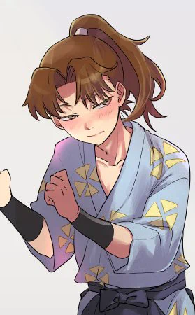 りきち単独。どいせんに隠れてあまりみえないけどこういう顔してる