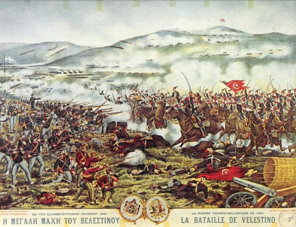 URDailyHistory's tweet image. 18 April 1897: The Ottoman-Greek War of 1897, aka the Thirty Days' War, and known in Greece as the Unfortunate War, begins. The Greeks in Crete wanted union with Greece. The #Ottomans were victorious, proving #Greece was unprepared for war. #History #ad amzn.to/3dm16DM