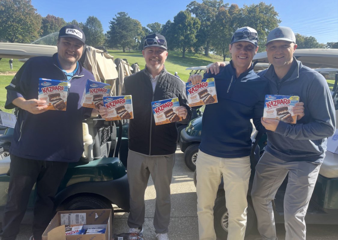 WorldofGood_'s tweet photo. 🎉 Good people. Good food. Tons of good FUN! 

🌎⛳️ Join us for the 5️⃣th Annual Steve "Kaz" Kassimer Memorial Golf Outing. 

🗓️ Saturday, May 17
📍 Quicksilver Golf Club, Midway, PA

Register ➡️ https://t.co/vn3QorHAS7. https://t.co/sPNP8dKQxO