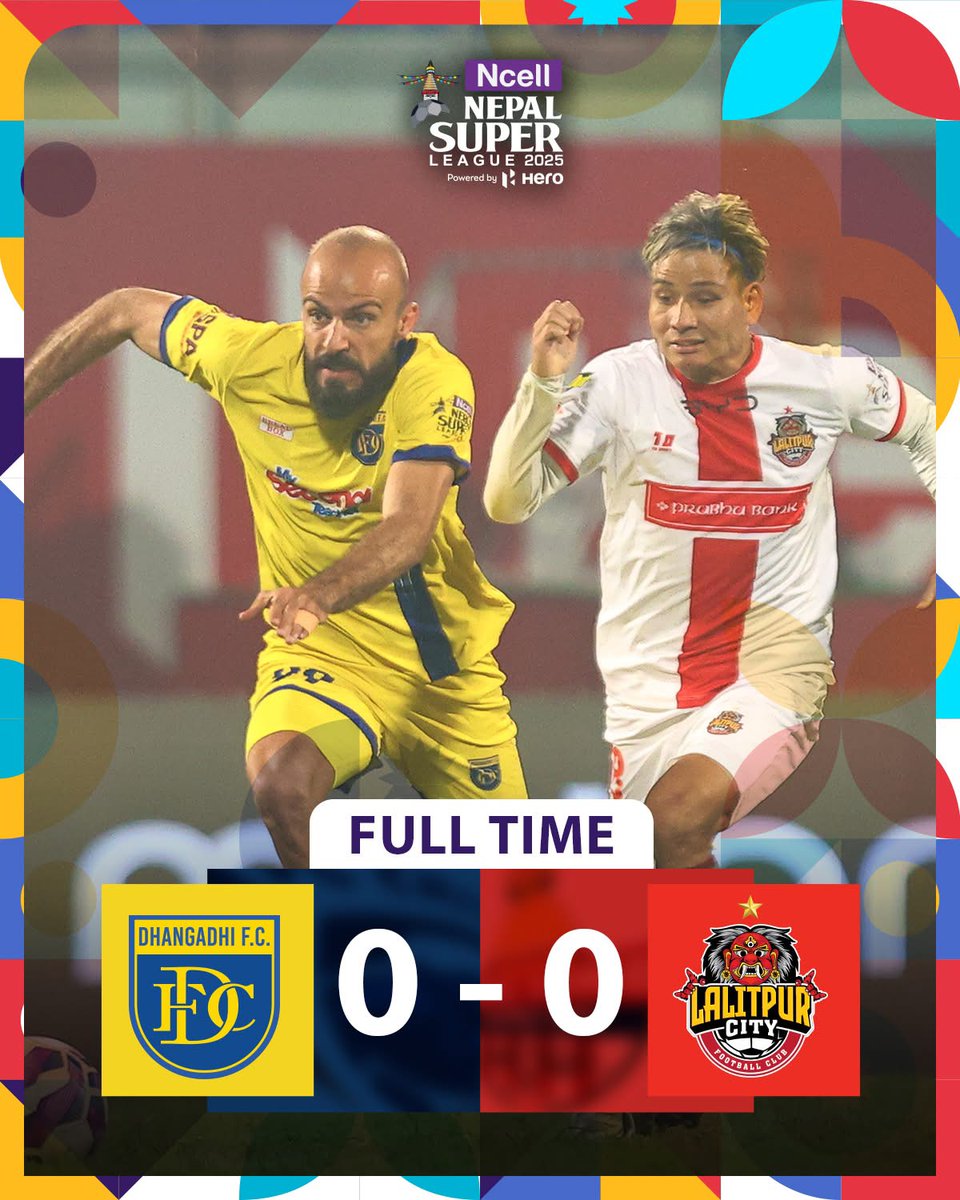 npkorneev's tweet photo. -NSL 2025 Match 9: Dhangadhi 0-0 Lalitpur City
-3-4-3 IP vs 4-1-2-3
-Wait Birrow (#73) vs Sanish Shrestha (#2)

#NSL2025 #NepalSuperLeague #NepalFootball https://t.co/rNyDOwVrii