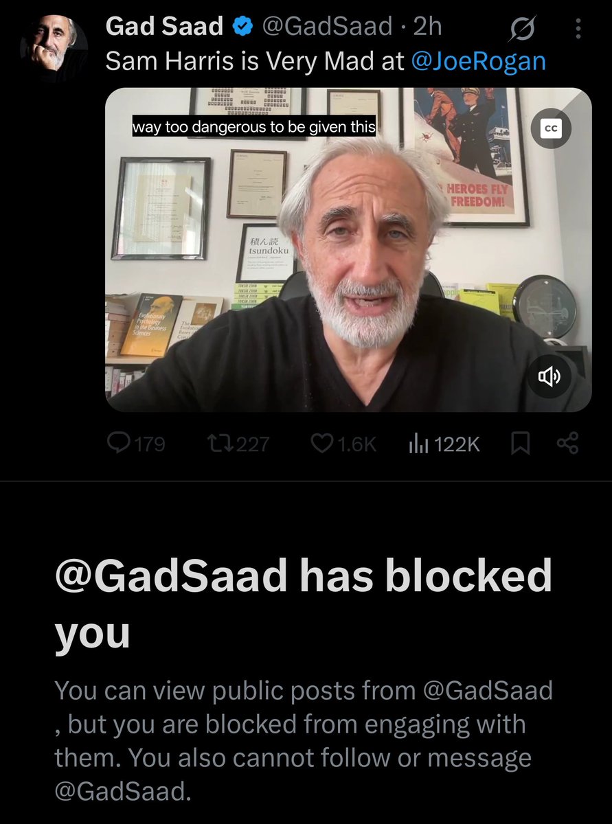 BCOKViews's tweet image. These Quebecois types are sure sensitive when you point out their mistake.  Saad reminds me of Maxine Bernier when it comes to blocking on X.